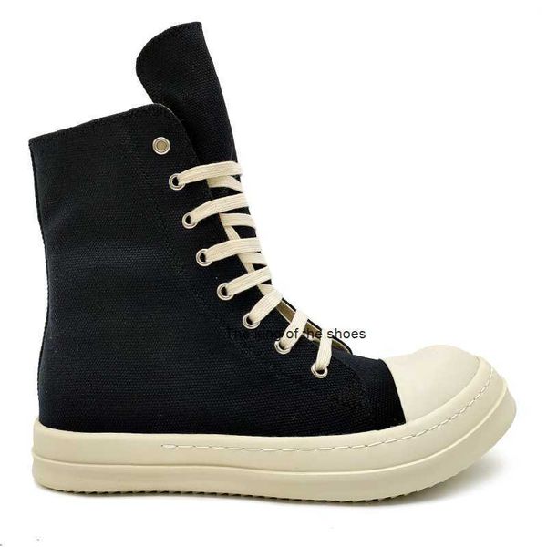 

2023 ogrick men's canvas shoes high wax ro owens women's casual sneakerscasual