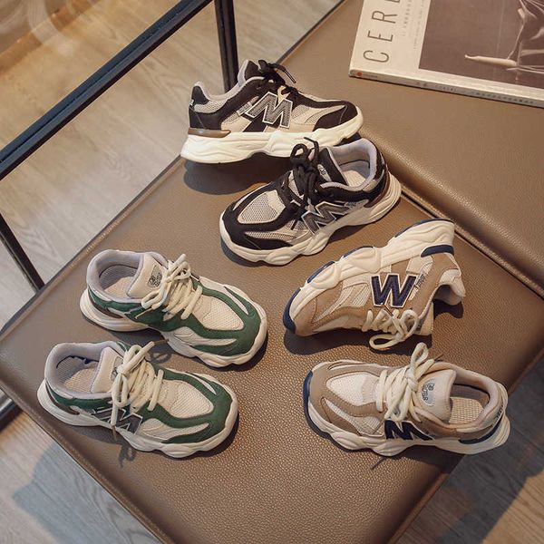 

athletic outdoor 2023 new season comfortable arch support kids sports shoes student platform children sneakers boys girls hiking shoes kid g, Black