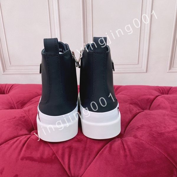 

2023 designer men's shoes sports shoes casual shoes womens travel flat shoes fashion platform leather retro, Black