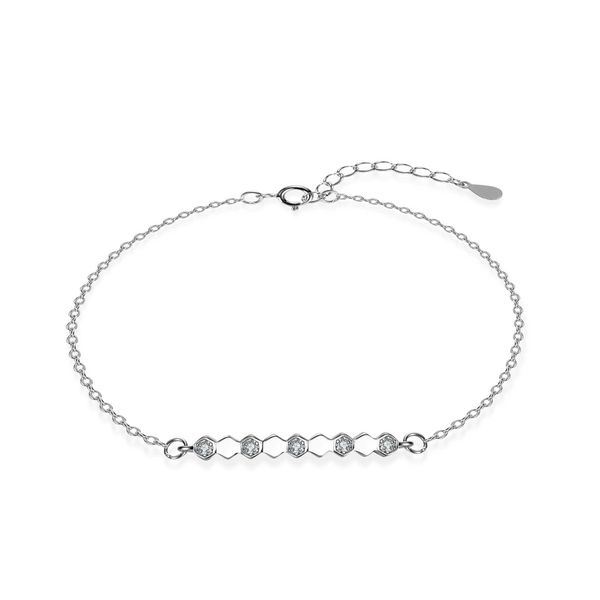 

pendant necklaces moissanite bracelet dropshipping vvs s925 solid sterling silver women moissanite bracelet