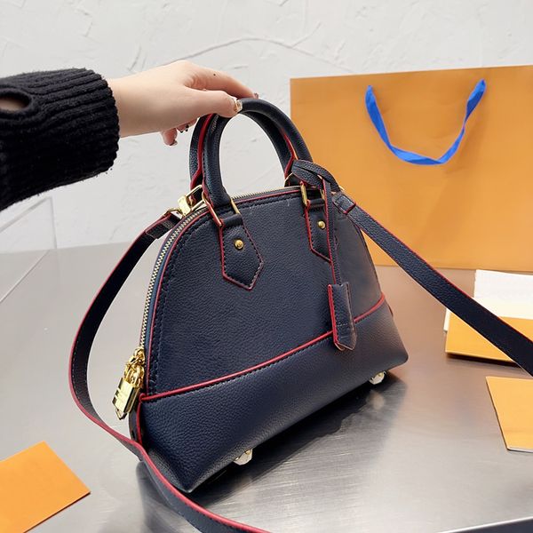 

bag designer bags classic flower shell crossbody handbag luxury leather handbag women purse brand alma bb tote bag adjustable shoulder strap