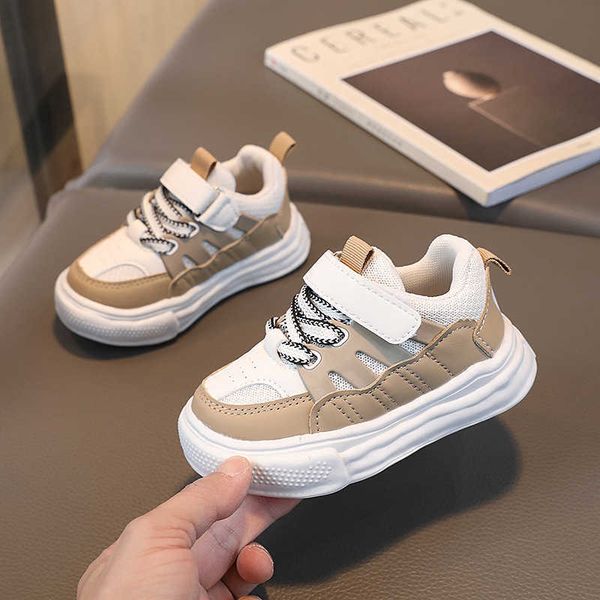 

athletic outdoor sports shoes 2023 new spring girls boys breathable sneakers for children outdoor running shoes toddler flats 22-31 aa230511, Black