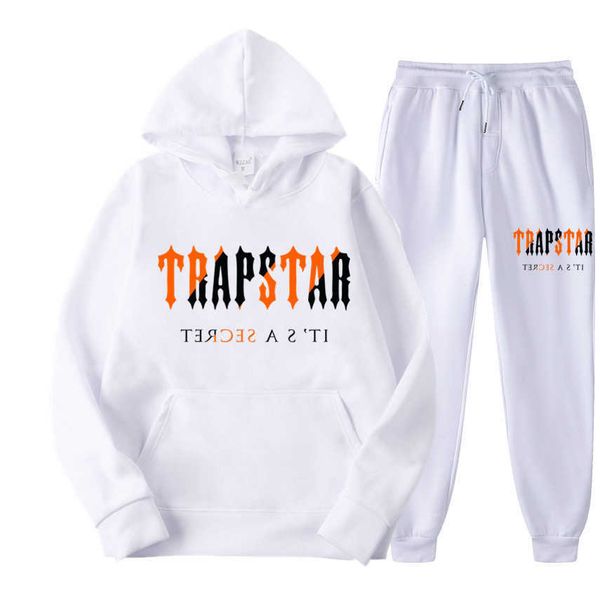 

selling hooded plush and thick sports fashion sweater set, Black;white