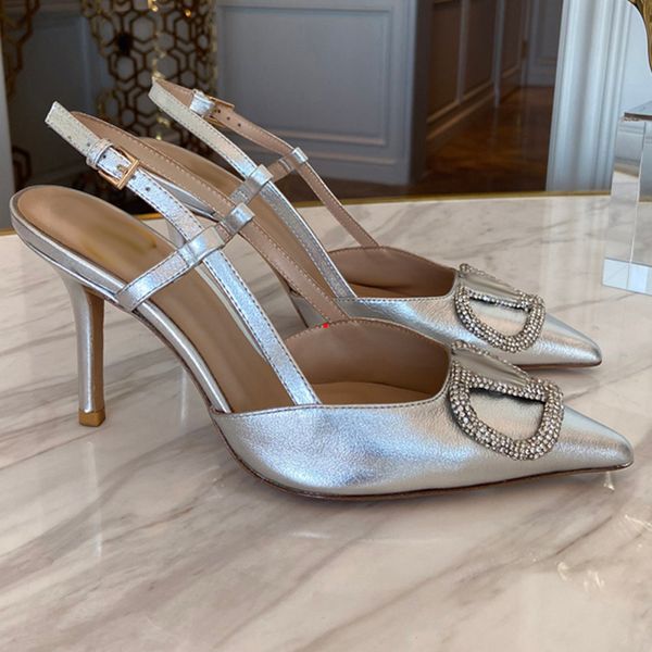 

2023 dress shoes high heels womens women peep-toes sandals 35-40 designers luxury platform dress miss pointed toe sole heels sandals -483, Black