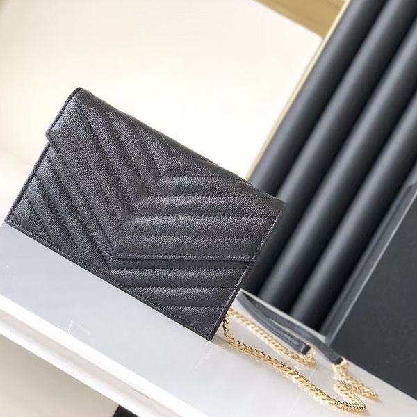 

luxury designer woman bag handbag women shoulder bags genuine leather original box crossbody messenger purse chain gold silver with card hol