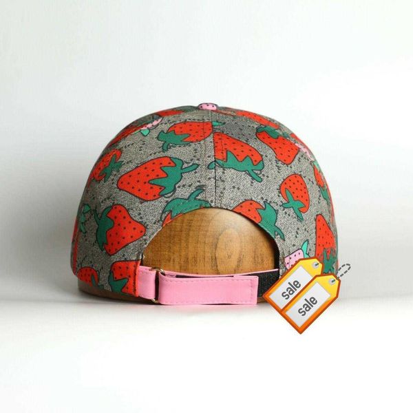 

ality strawberry baseball caps man's cotton cactus classic letter ball caps summer women sun hats outdoor adjustable snapback cap girl&, Blue;gray