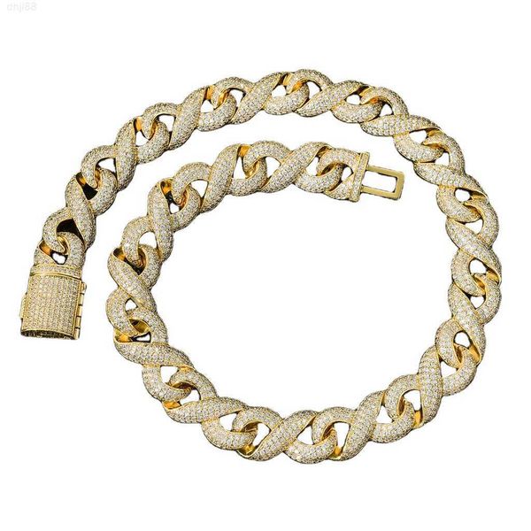 

new design popular jewelry hip hop necklace bling moissanite bead chain iced out initial cuban necklace, Silver