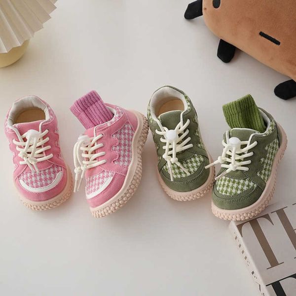 

athletic outdoor children low-sneakers spring new girls fashion lattice canvas shoes boys leather sneakers baby soft holiday shoes aa230503, Black