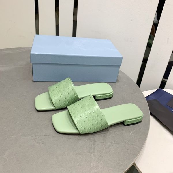 

designer slippers men women slides rubber sandals blooms slide flowers printing sandal leather platform slipper summer 0420, Black