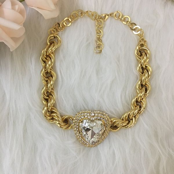 

chokers atmospheric heart wrap necklace 230503, Golden;silver