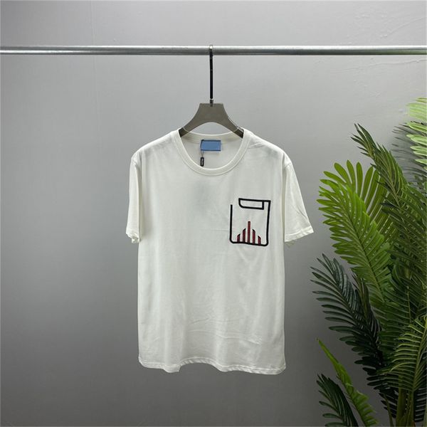 

2023 summer mens designer t shirt casual man womens tees with letters print short sleeves sell luxury men hip hop clothes s-xxl ab49, White;black