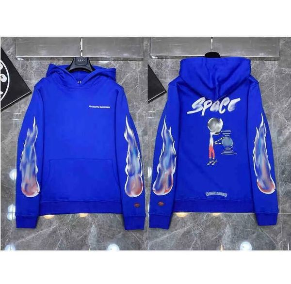 

fashion luxury men's jackets designer zipper sweatshirts heart horseshoe cross print brand ch hoodies women chromes coat casual pullove, Black