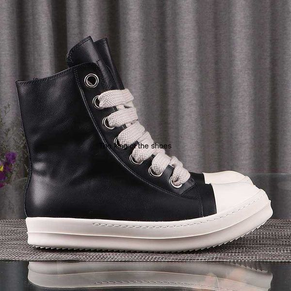 

rick casual high shoes for men's board shoes ro owens dark women's ankle boots