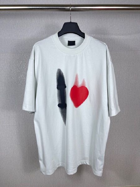 

summer new short sleeve t shirt double yarn fabric stereo letter shirt printing women men's round neck t shirt original sweatshirt polo, Black;brown