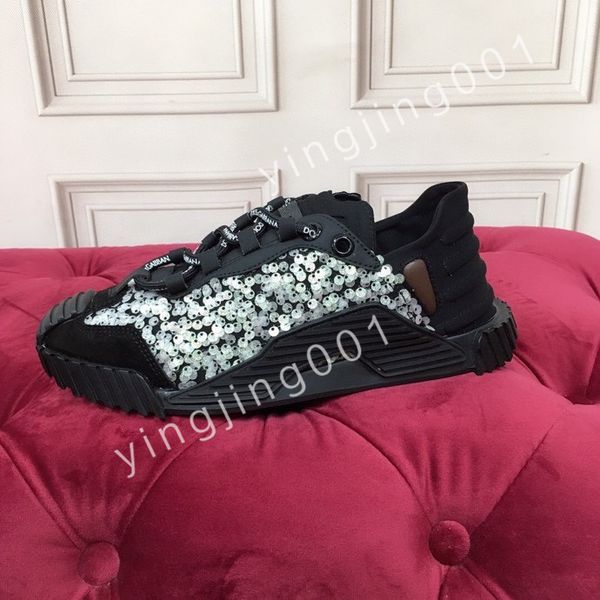 

2023 luxurys designer mens shoes sports shoes casual shoes women's travel flat shoes fashion platform leather retro, Black