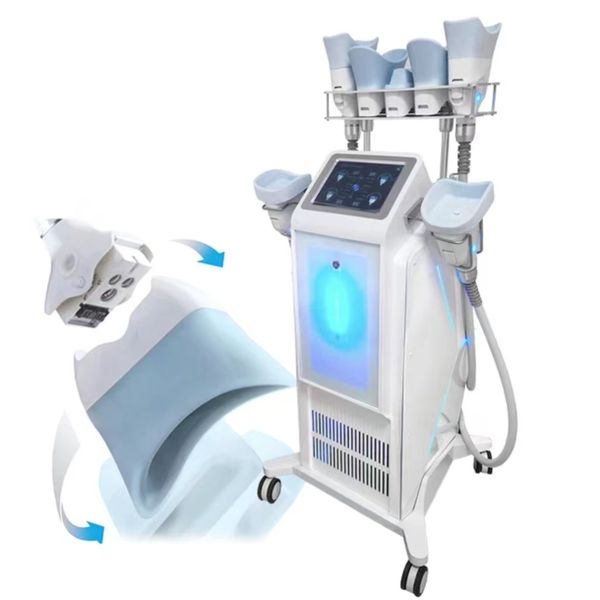 

new arrival professional 7 handles 4d cool body sculpting slimming 360 cryolipolysis fat ing machine