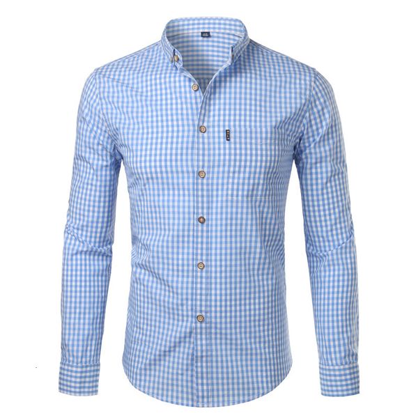 

men's casual shirts small plaid button down shirt men summer long sleeve slim fit mens dress shirts casual checks gingham chemise homme, White;black