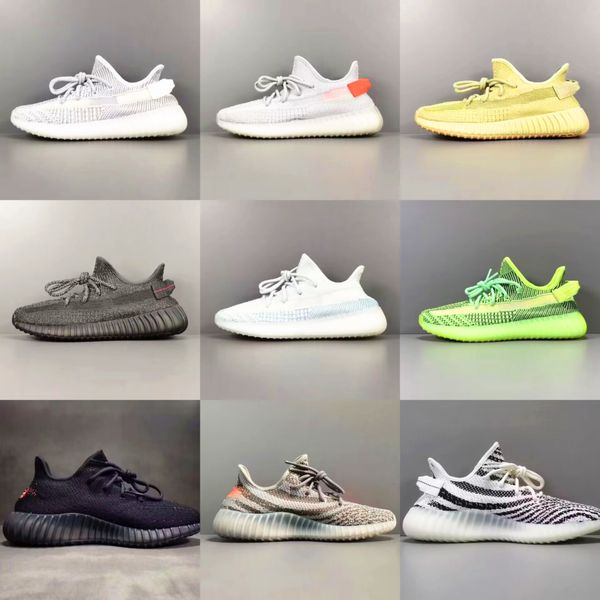 

blue yeeziness v2 350 boosts 35 salt slate running shoes for men women sneakers space grey mx grey dark salt granite dazzle bone zebra onyx, White