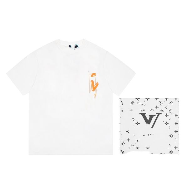 

t-shirt designer version handmade custom l01-l1v men's and women's casual fashion t-shirt short sleeves for couples-6white, Black