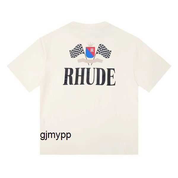 

rhude t shirt woman mens fashion kith ee polo women graphic ee vintage loose fit gym cotton rendy ees ees 18oshw, White;black