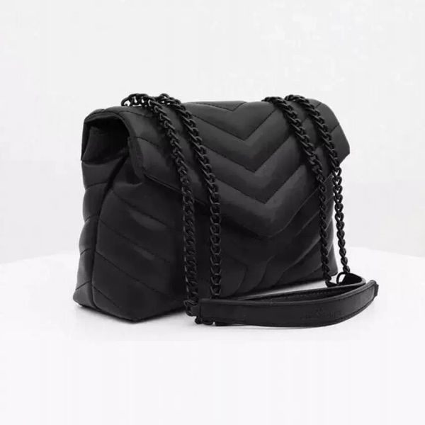 

luxury handbag shoulder bag brand designer seam leather ladies crossbody bag metal chain clamshell messenger gift box