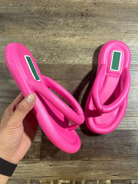 

2023luxury designer leather women's sandals summer flats fashion beach women's slippers h 0420, Black
