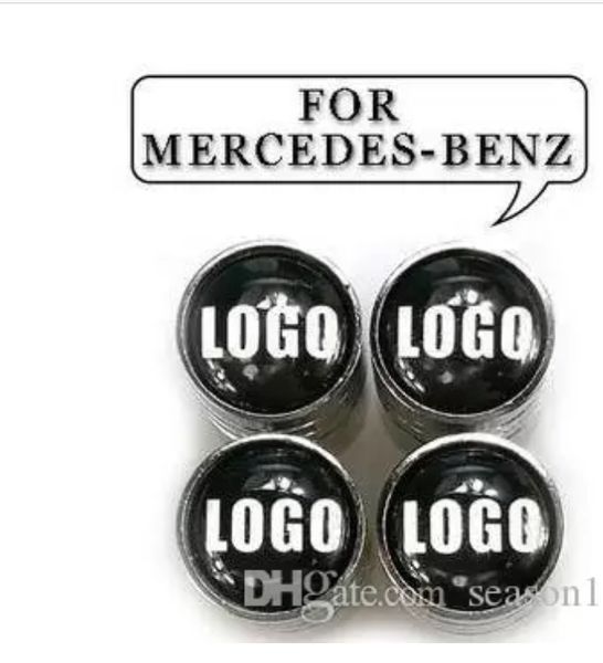 

car styling auto sticker tire valve caps for benz safety wheel tyre air valve stem cover for mercedes-benz audi sline