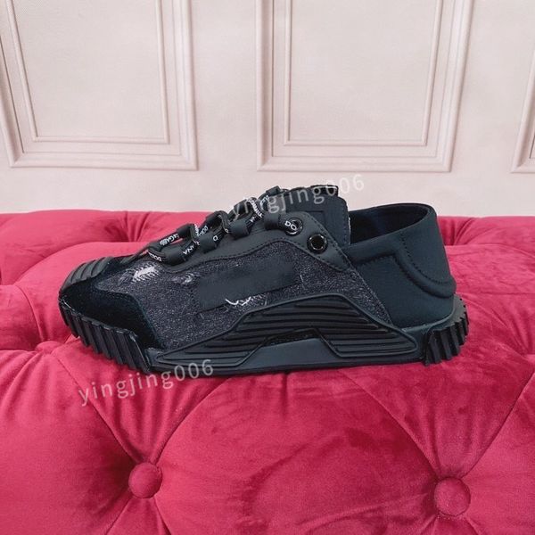 

fashion designer casual shoes for women flat sneakers low panda black grey fog chunky triple dunks strange love2023