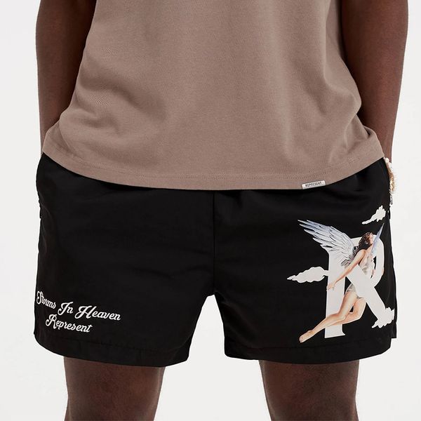 

shorts storms in heaven casual shorts joggers men women hip hop streetwear mg230149, White;black