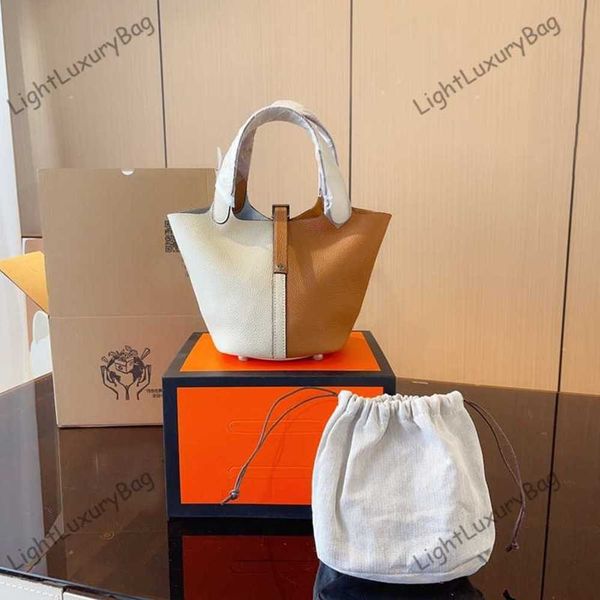 

mini bucket bag six colours to choose from luxury designer shoulder bags handbag women's fashion leather handbags removable shoulders s