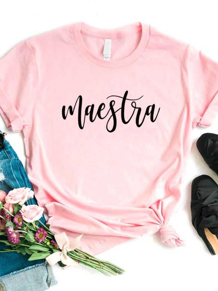 

men t shirt maestra letters print tshirt men short sleeve o neck loose t-shirt ladies causal tee shirt clothes, White;black