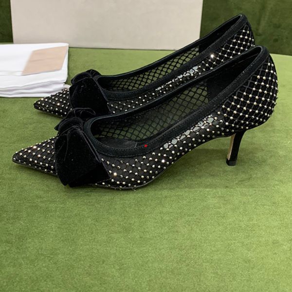 

2023 women dress shoes high heels womens designer genuine leather pumps lady sandals wedding black golden gold heel sandals -k492