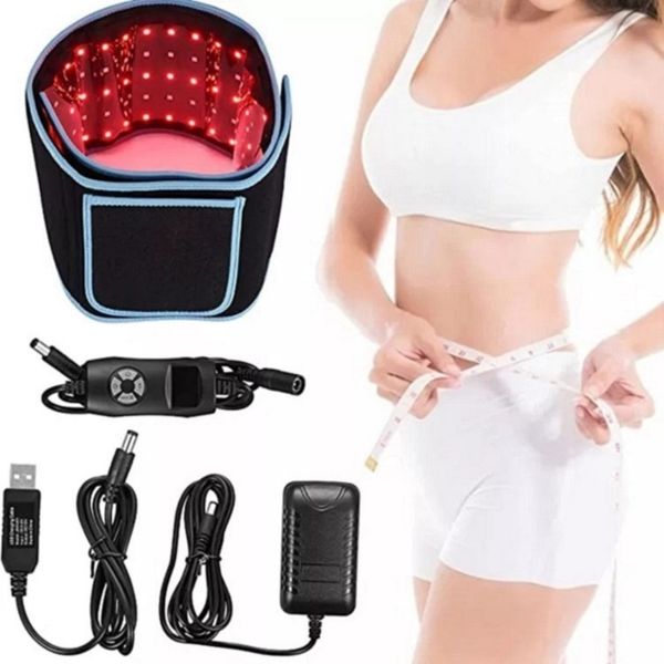 

red light therapy wrap for back pain and neck pain relief physical therapy belt electric massage slimming waist belt
