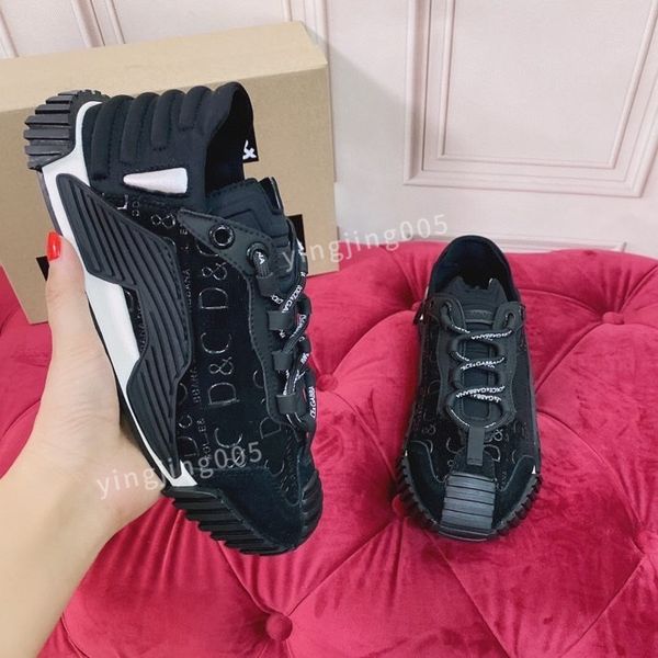 

new brand casual shoes for womens mens flat sneakers low panda black grey fog chunky glow triple dunks strange love