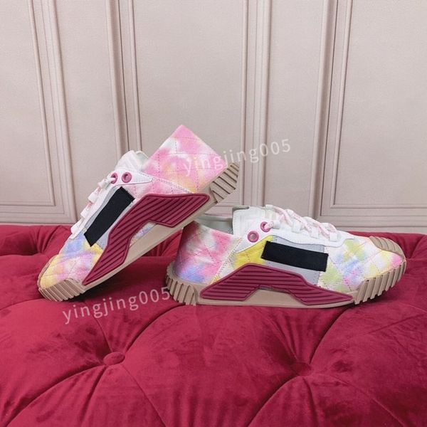 

new fashion casual shoes for women flat sneakers low panda black grey fog chunky glow triple dunks strange shoes2023