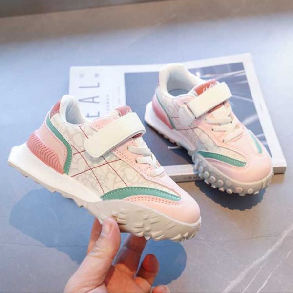 

athletic outdoor tennis female sneakers kids spring 2023 new boys 1-18 year old lightweight running shoe girls' sports shoes fashion ca, Black