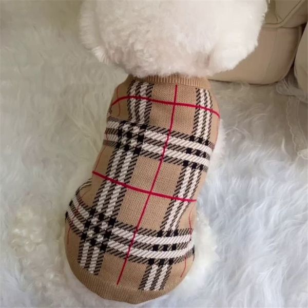 

designer dog clothes pet sweater pets turtleneck cozy doggie vest classic plaid knitwear sweaters for small medium dogs puppy winter coat do