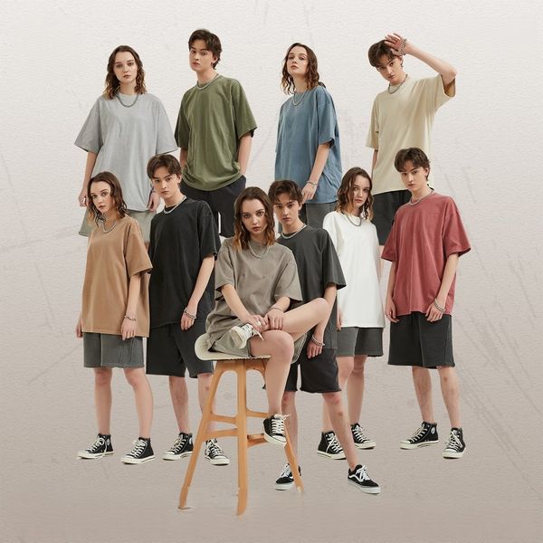 

250gsm men's t shirt good quality 100% cotton men tees shirt fashion solid short sleeve t-shirt man casual o-neck design summer tshirts, White;black