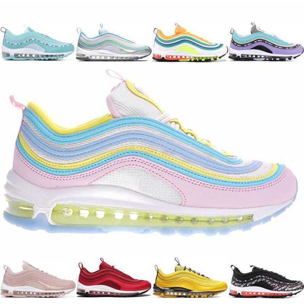 

running shoes trainers cushion rainbow bright citron laser fuchsia iridescent all-star jersey nd space purp for women men zapatos breathable