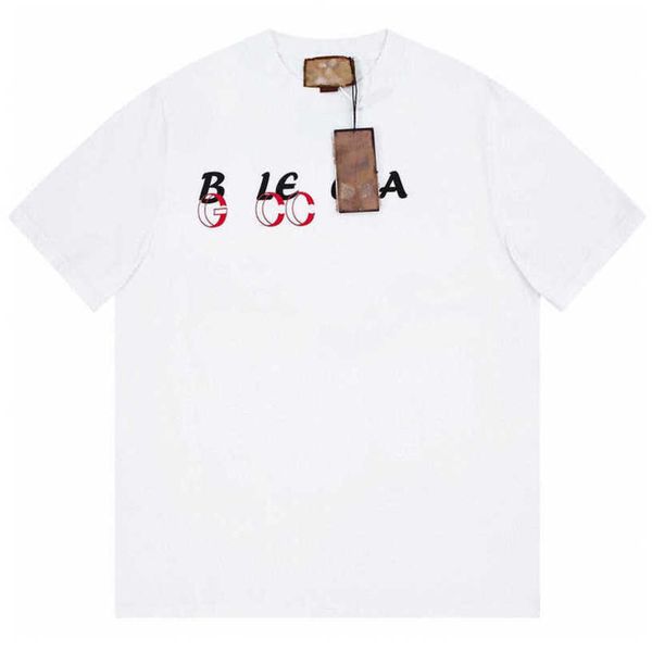 

20% off designer womens t shirt correct version summer print relaxed sleeve t-shirt xxxl, White;black