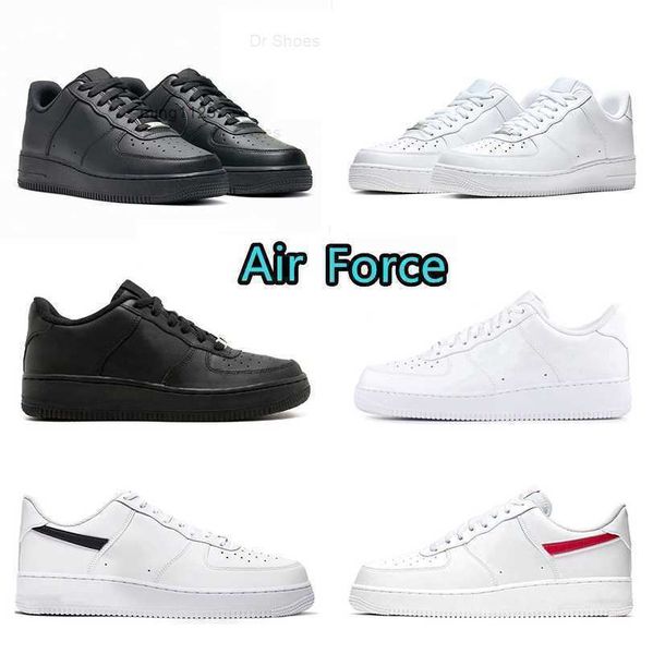 

2023 mens womens running shoes airforce one triple black airforces triple white airforce1 outdoor shoe trainer sneakers for men and women