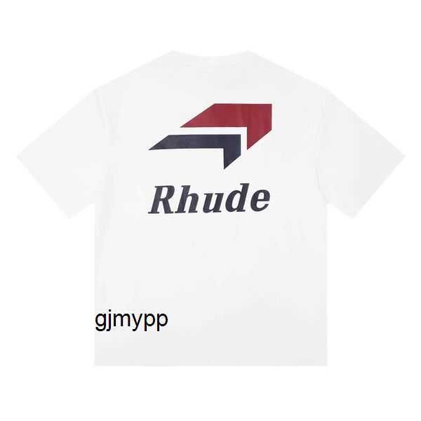 

rhude t shirt woman mens fashion kith ee polo women graphic ee vintage loose fit gym cotton rendy ees ees 3jibw, White;black
