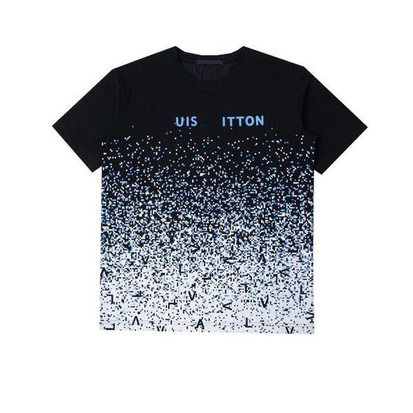 

2023ss man high street t shirt cotton short-sleeved fashion men and women short t-shirt couple models men and women cotton crewneck printed, Black;brown