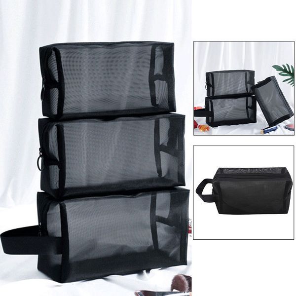 

cosmetic bags cases est makeup toiletry bathing storage large capacity wash make up hanging travel for bathroom 230503