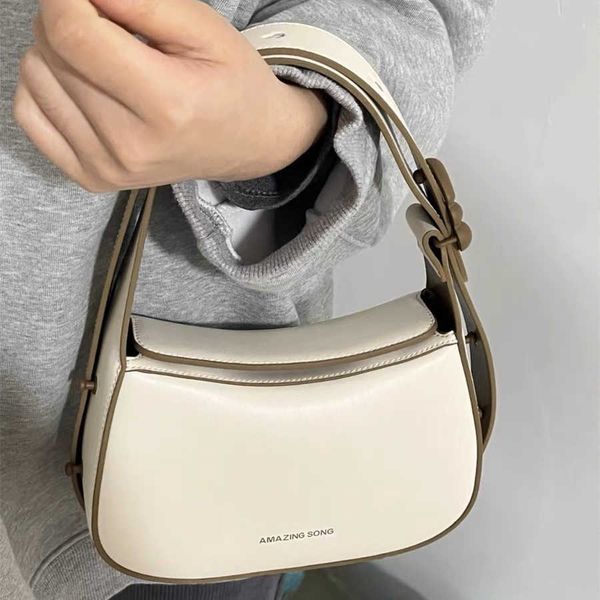 

amazing song toffee fashion advanced underarm design genuine leather handheld one shoulder crossbody bag