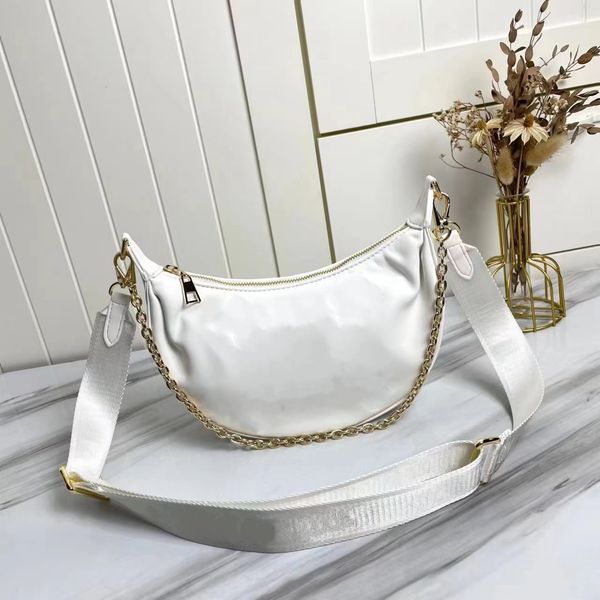 

2023 new designer luxury shoulder bag can be diagonally detachable shoulder strap multifunctional handbag 59799