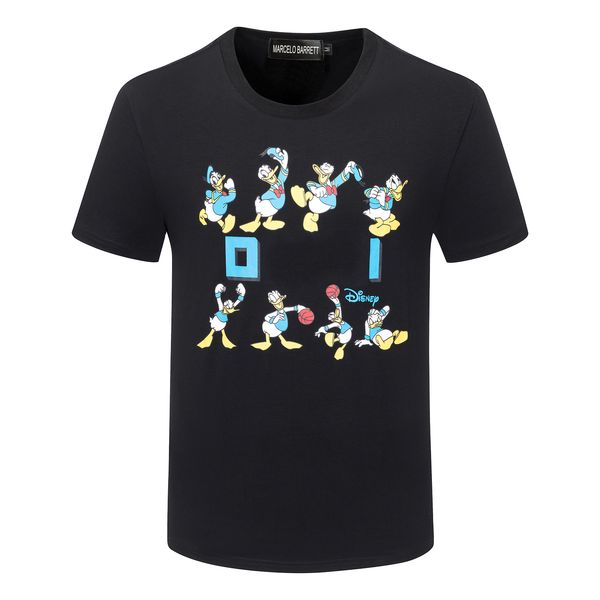

marcelo berrett 2023ss new men's t-shirts mens designer brand t shirts women short sleeve italy fashion 3d printing quality 100% cotton, White;black