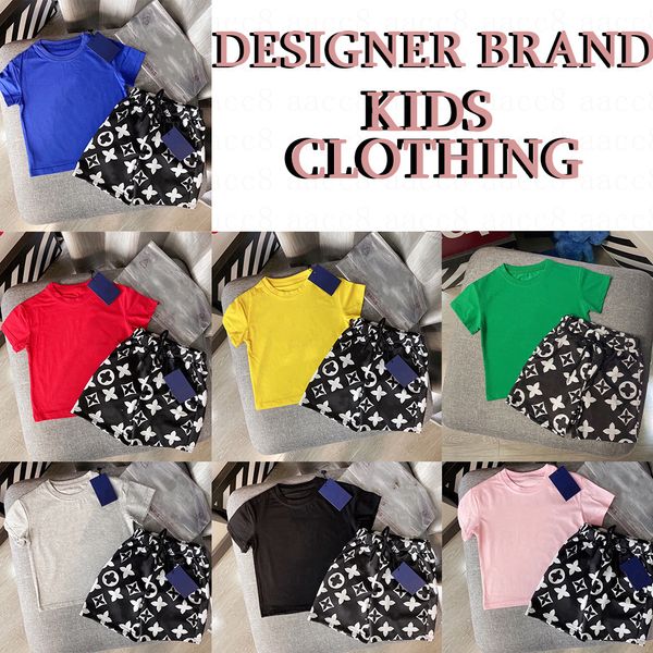 

kids clothing children sets cute girl short skirt set summer youth clothes soft breathable baby short sleeved set size 90-160 hj#s, White