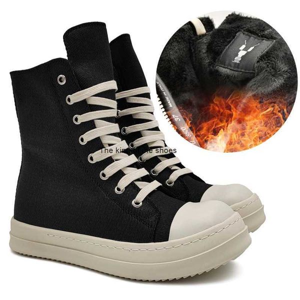 

rick men's causal shoes thick warm women's sneakers ro owens wax board shoes