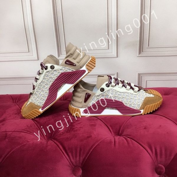 

2023 new designer mens shoes sports shoes casual shoes womens travel flat shoes fashion platform leather retro, Black